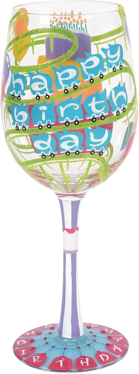 Geburtstagsglas - Birthday Rollercoaster Lolita Weinglas / Wine Glass 6008339 Geburtstagsglas - Birthday Rollercoaster Lolita Weinglas / Wine Glass 6008339