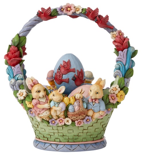 6008810 Jim Shore, Heartwood Creek, Jim Shore Heartwood Creek, Jim Shore Gnome, 6008810, Easter Cheer Found Here Easter Basket, Jim Shore Osterkorb, Jim Shore Ostern, Heartwood Creek Ostern