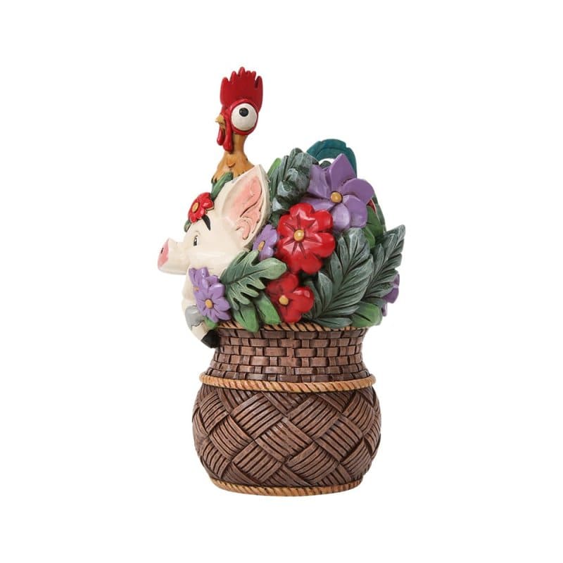 Paradise Pals Pua & Hei Hei 6019911 - Vaiana Moana Disney Traditions Jim Shore Disneyfigur