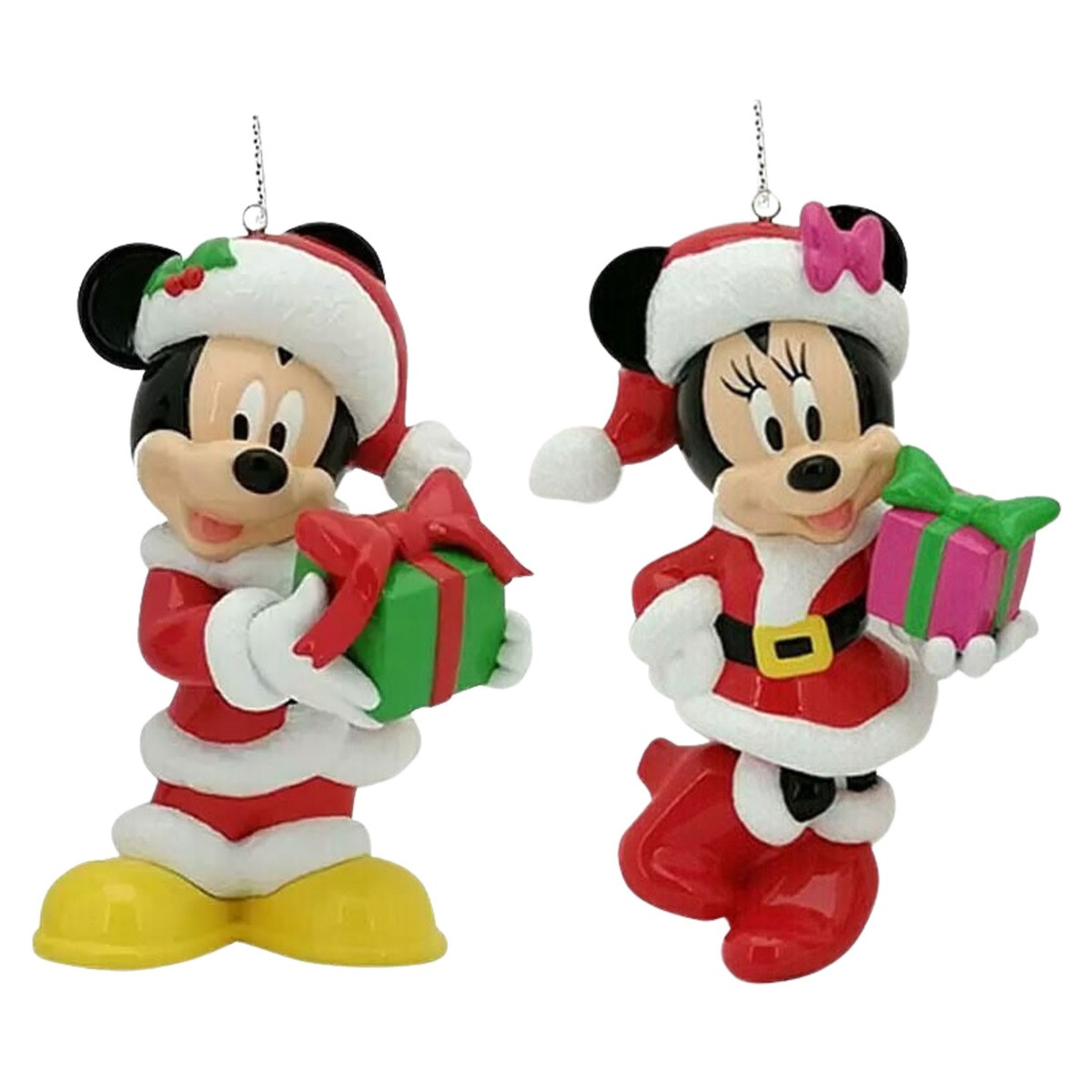 Weihnachtsornament Micky & Minnie mit Geschenk Set mit 2 Stück - DN02001 - Christmas Inspirations Disney Weihnachtsanhänger Weihnachtsornament Micky & Minnie mit Geschenk Set mit 2 Stück - DN02001 - Christmas Inspirations Disney Weihnachtsanhänger