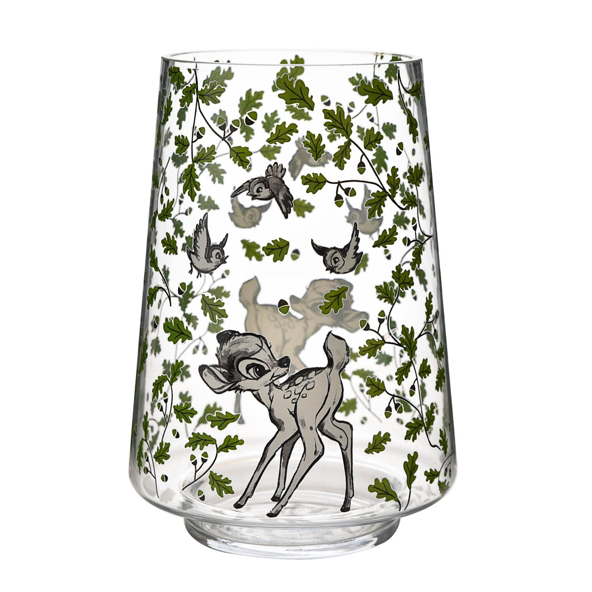 di947 DI1947, Disney Vase, Bambi Vase, Bambi Blumenvase, Disney Blumenvase, Glasvase