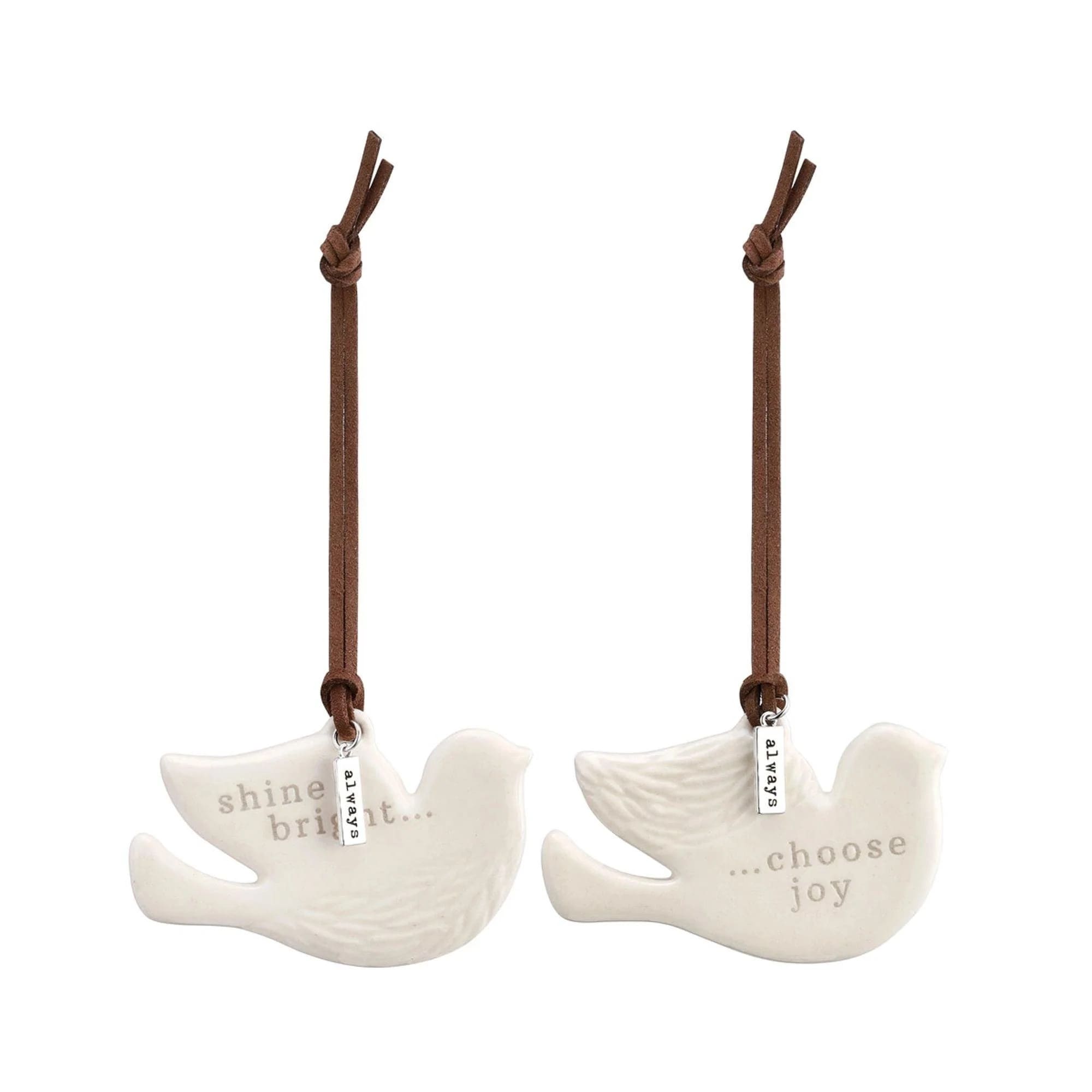 1004500096 Demdaco, One to Keep One to Share, Taube Ornament, Anhänger Friendenstaube Geschenkidee, Geschenk Krankheit, Hoffnung, Mutmacher, Aufmuntern, Meaningful Moment