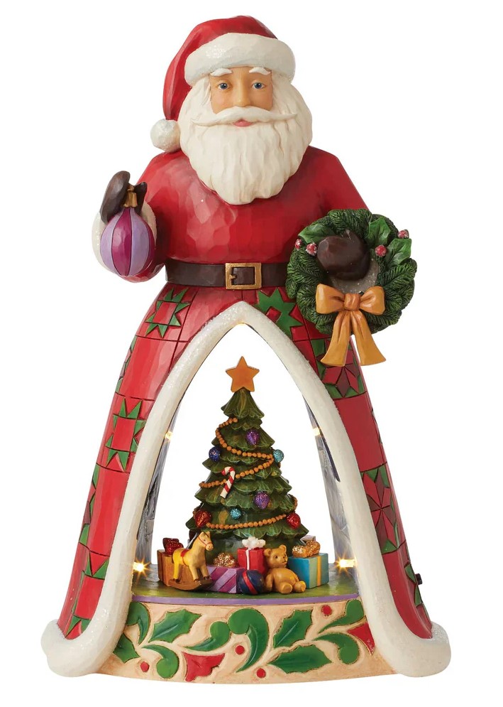 Christmas Spirit Shines Through Classic Santa 6012988 - Jim Shore Heartwood Creek Weihnachtsmann Christmas Spirit Shines Through Classic Santa 6012988 - Jim Shore Heartwood Creek Weihnachtsmann