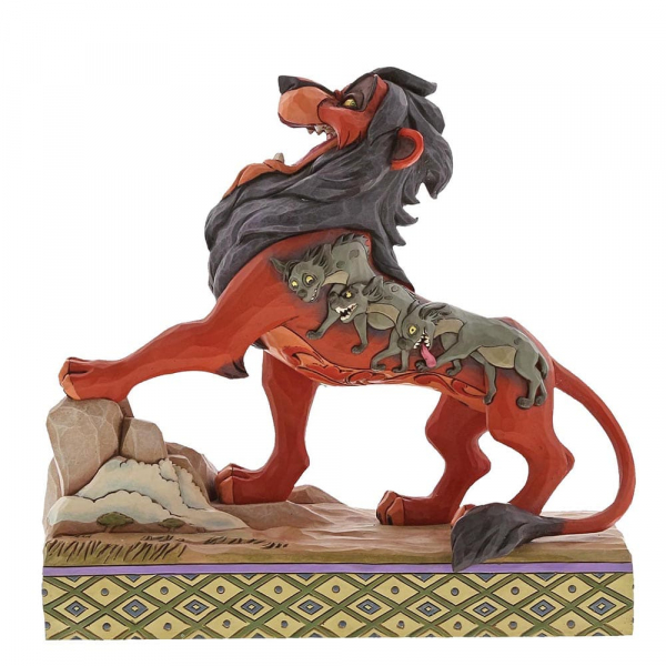 dt-6001268b Disney Traditions, Jim Shore - Preening Predator Scar / The Lion King - König der Löwen