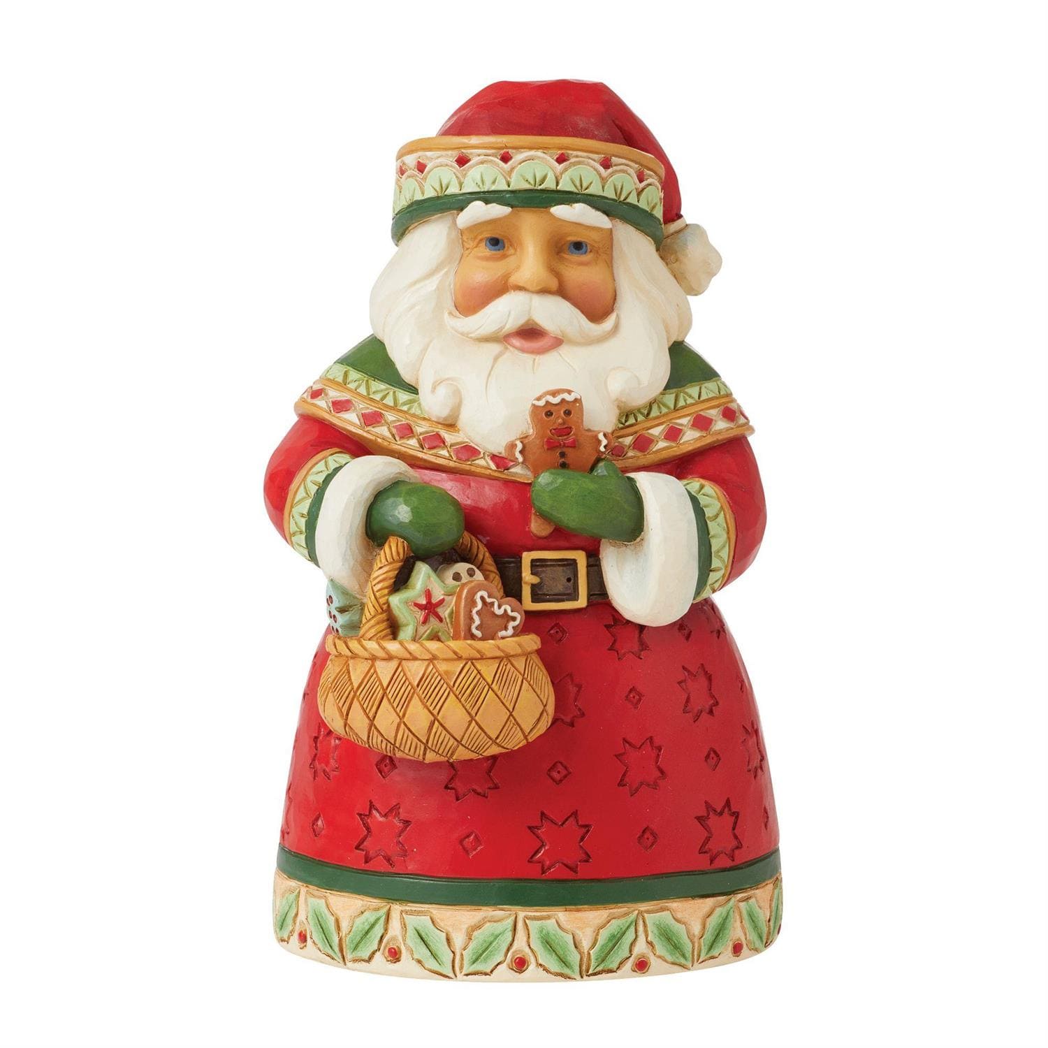 6012965 Jim Shore, Heartwood Creek, Heartwood Creek by Jim Shore, 6012965, Christmas Cookies & Holiday Hearts Santa, Weihnachtsmann mit Keksen, Jim Shore Santa, Heartwood Creek Weihnachtsmann
