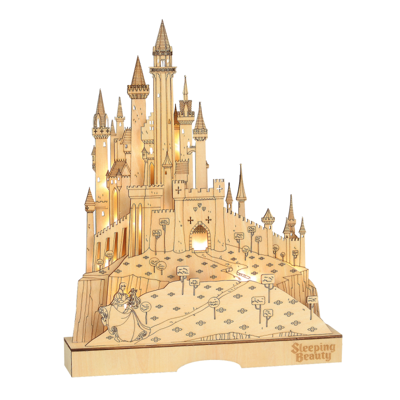 6004499 Sleeping Beauty Illuminated Castle, 6004499 Disney by Department 56, beleuchtetes Schloss, Dornröschen Schloss, Schwibbogen, Disney Schwibbogen, Lichterbogen, Disney Lichterbogen, Dornröschen Schwibbogen