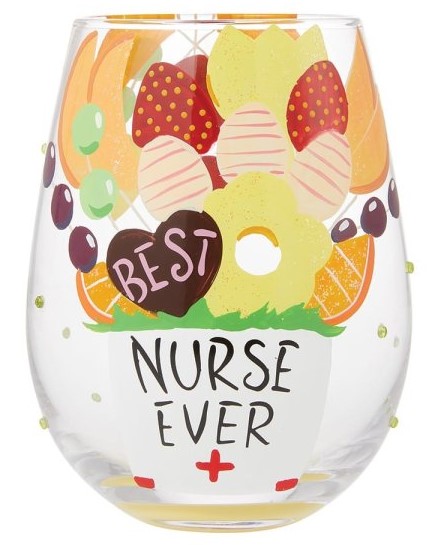 6015288a Lolita, Lolita Weinglas, Lolita Trinkglas, Lolita Stemless Glass, 6015288, Best Nurse Ever, Lolita Gläser, Krankenschwester, Geschenk Krankenschwester, Pfleger, Pflegerin