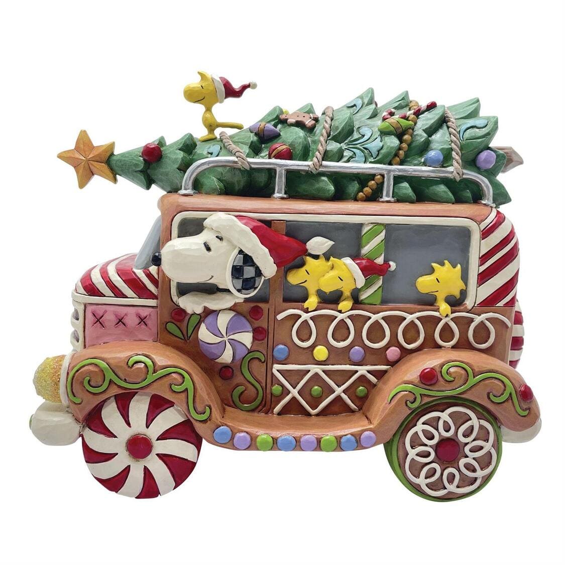 Gingerbread Joyride - Snoopy Lebkuchen-Van Gingerbread Van - Peanuts by Jim Shore 6017238 Gingerbread Joyride - Snoopy Lebkuchen-Van Gingerbread Van - Peanuts by Jim Shore 6017238