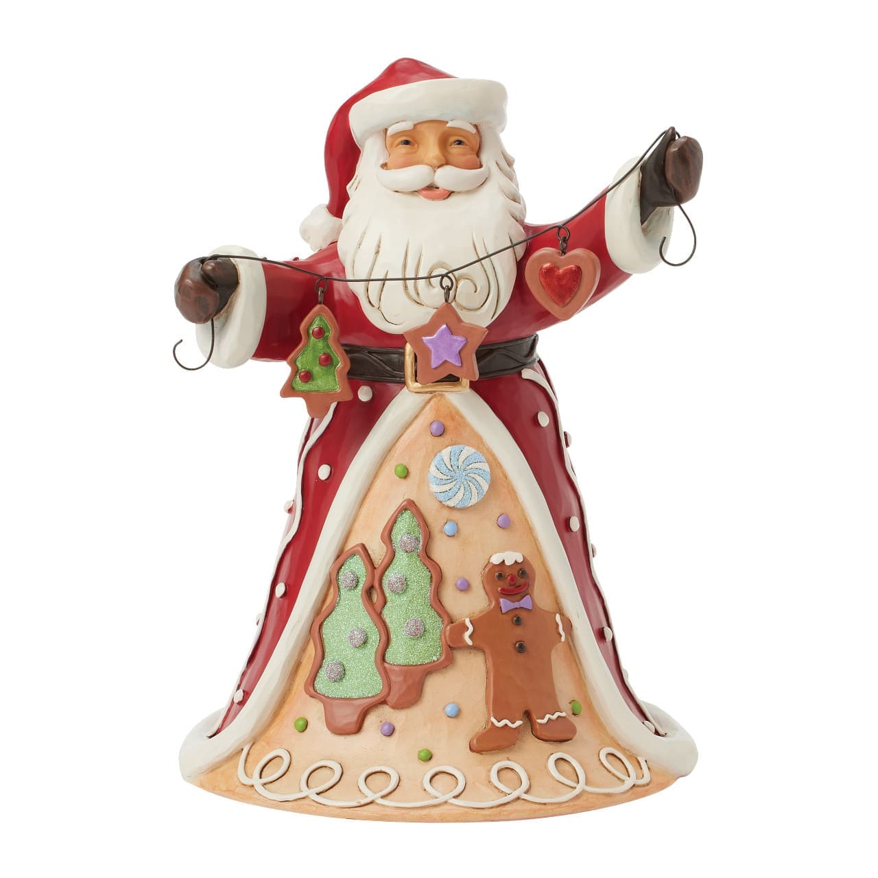 Sugar Cookie Charms Santa - Weihnachtsmann Lebkuchengirlande - Heartwood Creek Jim Shore 6017264 Sugar Cookie Charms Santa - Weihnachtsmann Lebkuchengirlande - Heartwood Creek Jim Shore 6017264