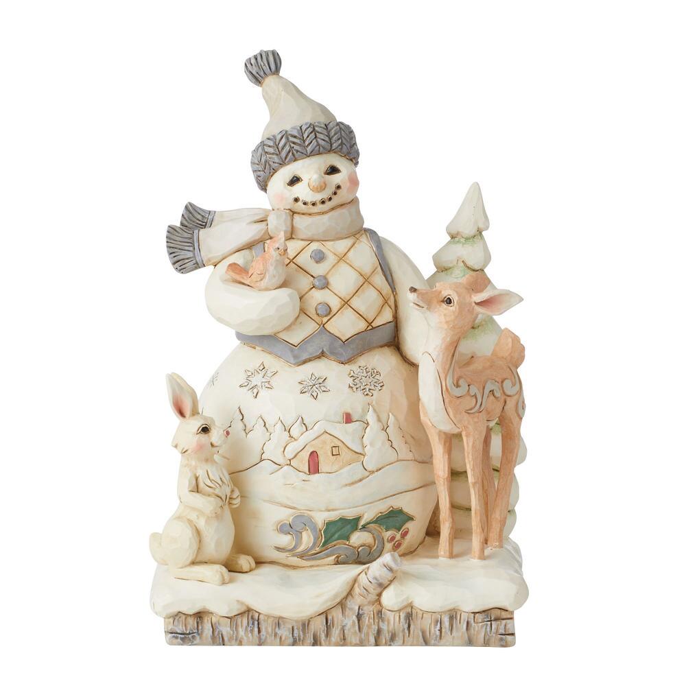6011616 Jim Shore, Heartwood Creek, Jim Shore Heartwood Creek, Heartwood Creek by Jim Shore, 6011616, Snowman with Woodland Animals, Jim Shore Snowman, Heartwood Creek Snowman, Jim Shore Schneemann