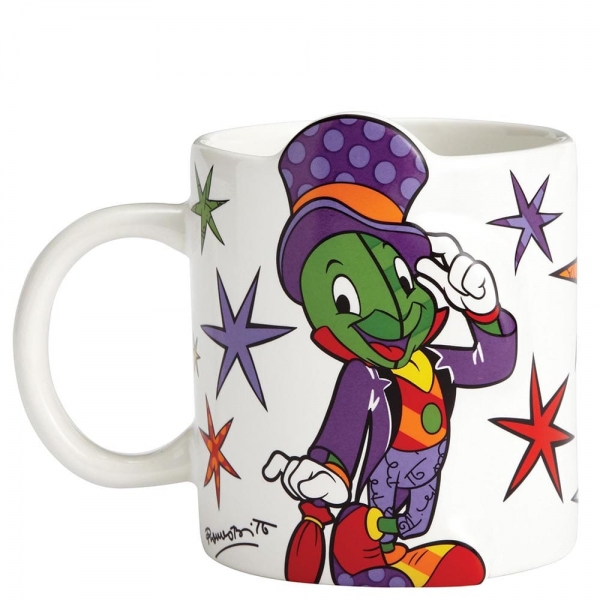 Jiminy-Cricket-Mug1 Britto Becher Jiminy Cricket Tasse / Disney Romero Britto 4057049