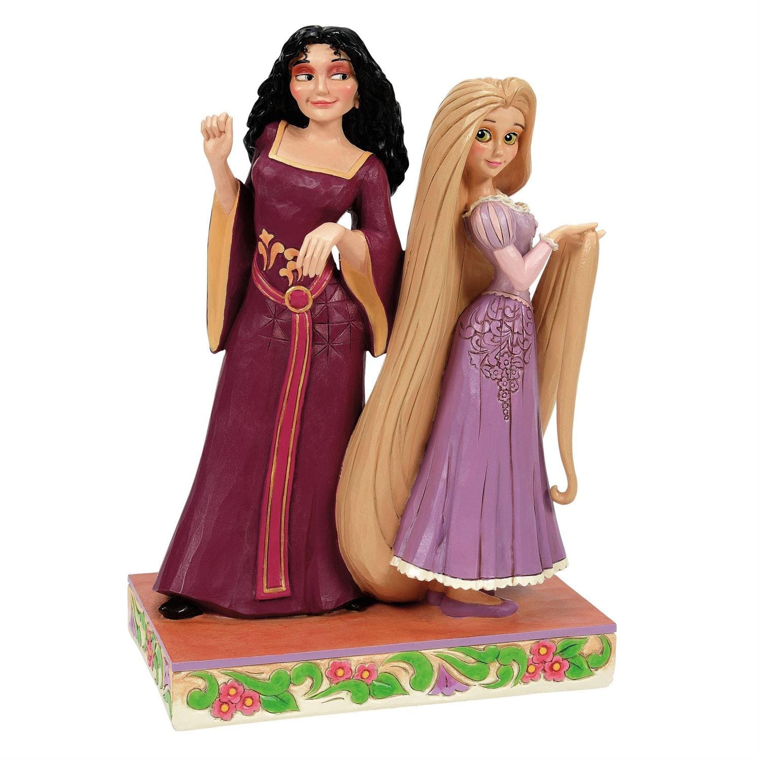 6014325 Disney Traditions, Jim Shore, Jim Shore Disneyfigur, 6014325, Rapunzel vs. Mother Gothel, Rapunzel & Mutter Gothel, Selfish & Spirited, Jim Shore Disney, Good vs. Evil, Good & Evil