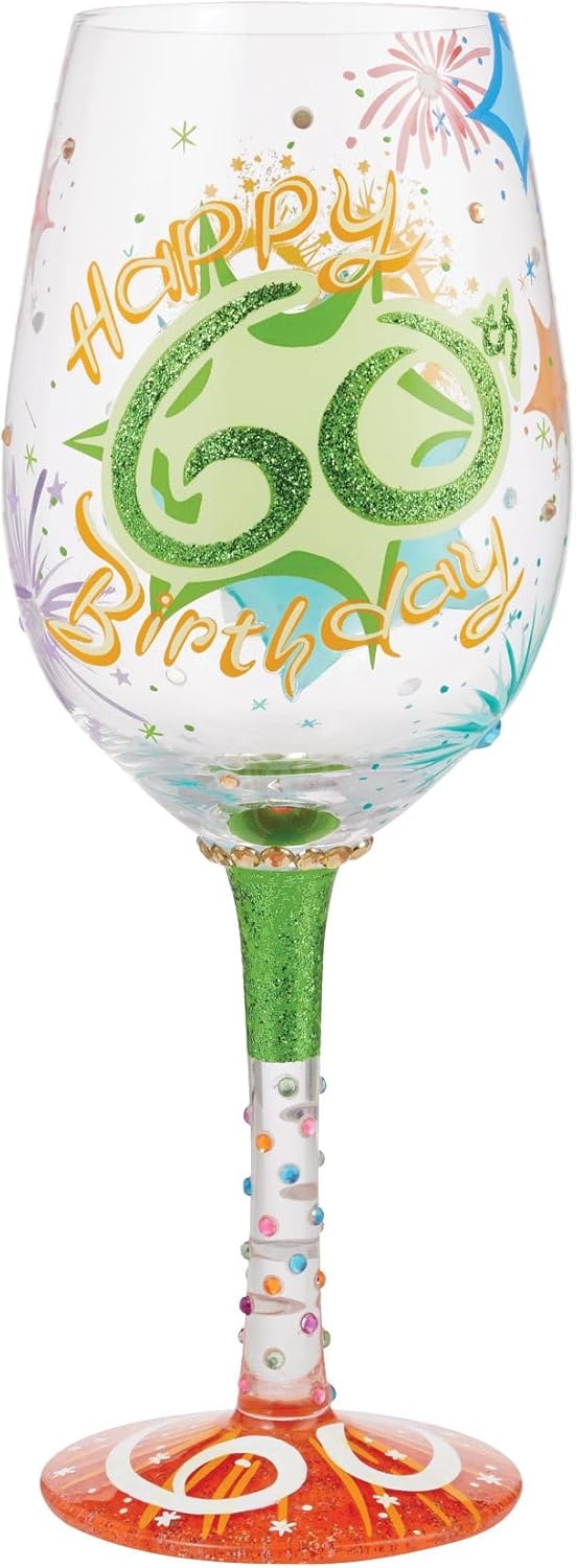 Geburtstagsglas - Happy 60th Birthday - Herzlichen Glückwunsch zum 60. Geburtstag - Lolita Weinglas 6010653 Geburtstagsglas - Happy 60th Birthday - Herzlichen Glückwunsch zum 60. Geburtstag - Lolita Weinglas 6010653