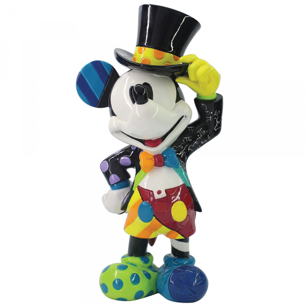 Romero Britto, Disney Britto Collection, Britto, 6006083,  Mickey Mouse with Top Hat, Britto Micky Maus mit Zylinder, Disney Britto, Romero Britto Disney, Romero Britto Disney Figuren, Romero Britto Disney Art, Romero Disney Collection, Britto Disney Deut