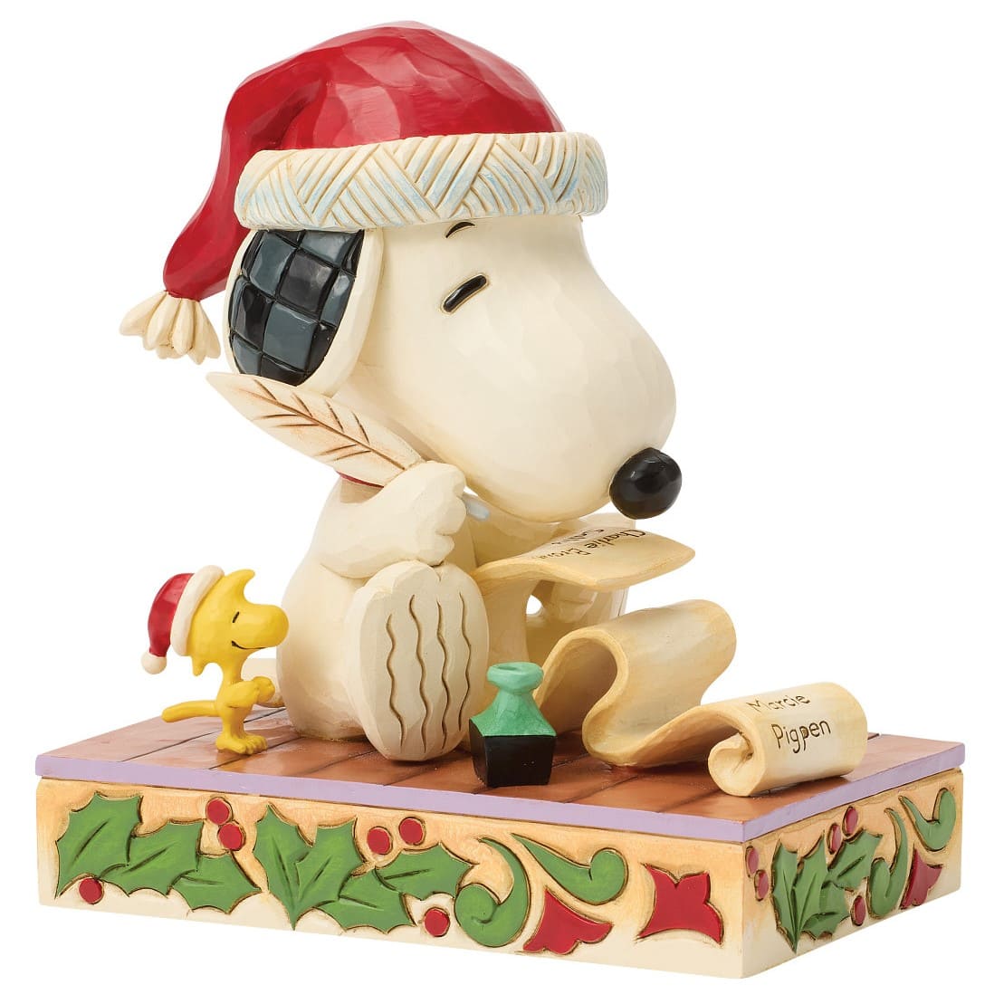Dear Santa Snoopy & Woodstock mit Wunschzettel 6018682 - Jim Shore Peanuts Figur