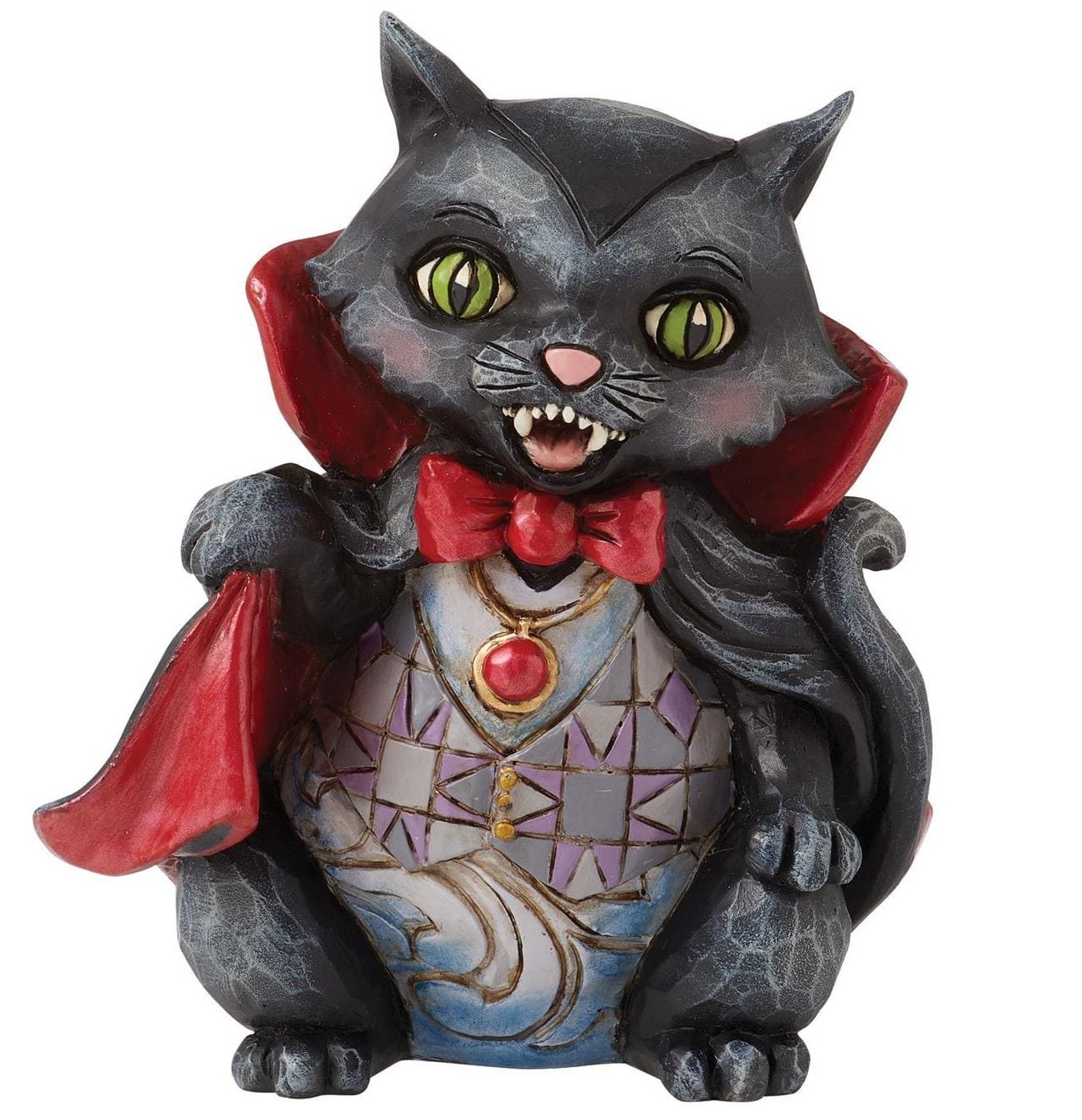 6016644 Mini Vampire Cat - Vampirkatze / Jim Shore Heartwood Creek 6016644