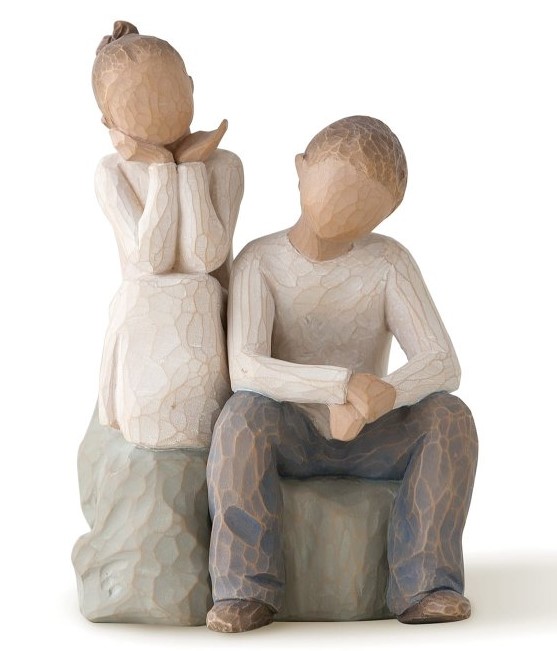 Brother & Sister / Bruder und Schwester Willow Tree by Susan Lordi 26187 Brother & Sister / Bruder und Schwester Willow Tree by Susan Lordi 26187