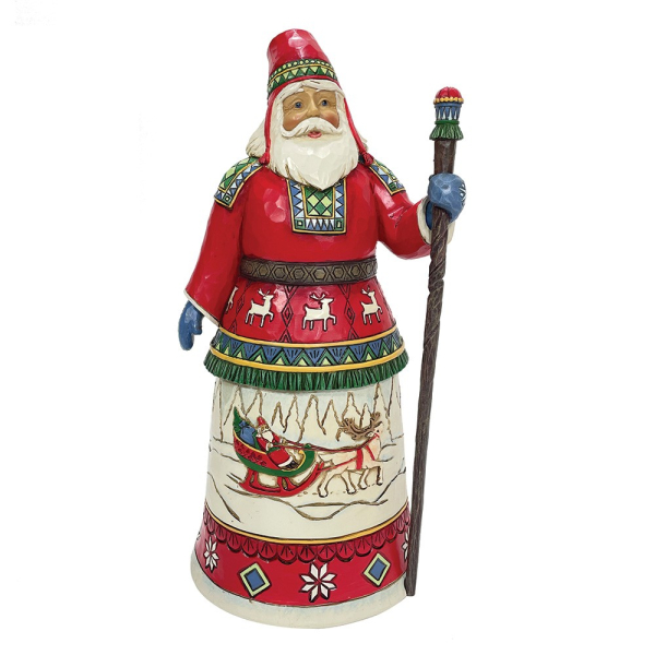 6010814a Jim Shore, Heartwood Creek, Jim Shore Heartwood Creek, Heartwood Creek by Jim Shore, 6010815, Lapland Santa, 15th Lapland Santa, Jim Shore Santa, Jim Shore Weihnachtsmann, Heartwood Creek Weihnachtsmann