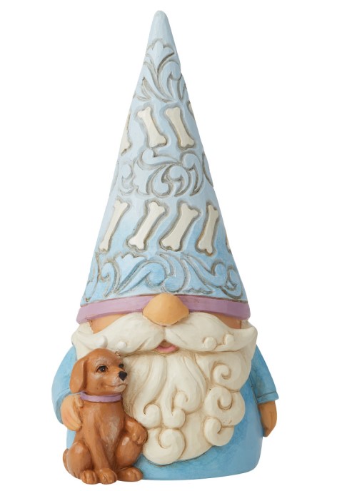 6010289 Jim Shore, Heartwood Creek, Jim Shore Heartwood Creek, Jim Shore Gnome, 6010289, Gnome Better Friend, Gnome with Dog, Wichtel mit Hund, Jim Shore Wichtel,
