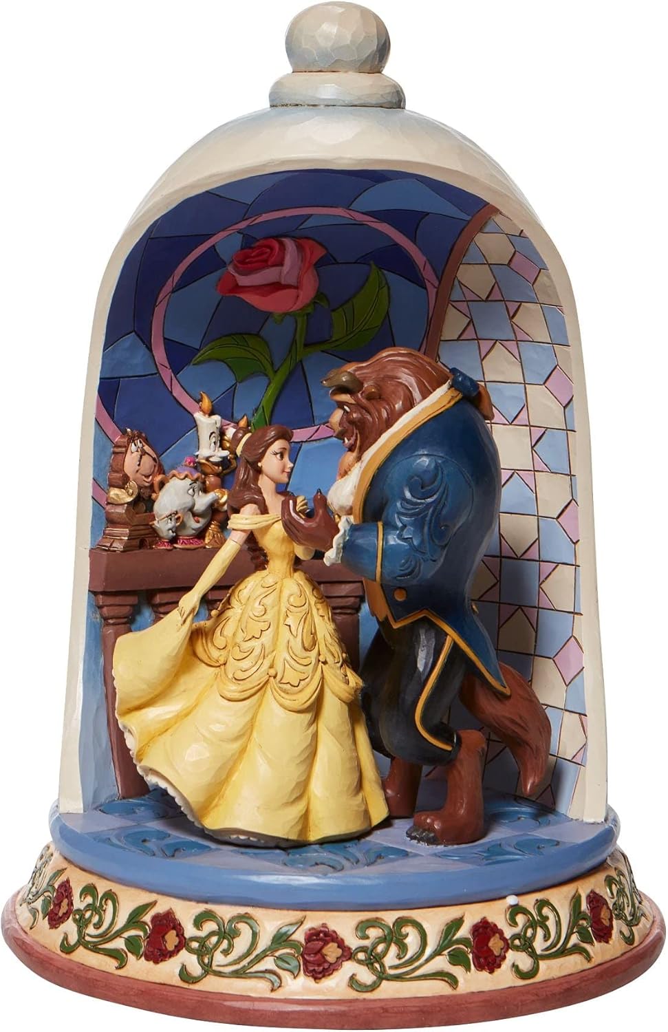 Enchanted Love Beauty & The Biest Dome / Die Schöne & das Biest - Disney Traditions by Jim Shore 6008995 Enchanted Love Beauty & The Biest Dome / Die Schöne & das Biest - Disney Traditions by Jim Shore 6008995