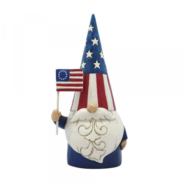 6008419 Jim Shore, Heartwood Creek, Jim Shore Gnome, Heartwood Creek Gnomes, Jim Shore Wichtel, 6008419, American Gnome, Amerikanischer Gnome, Amerikanischer Wichtel, Around the World Collection