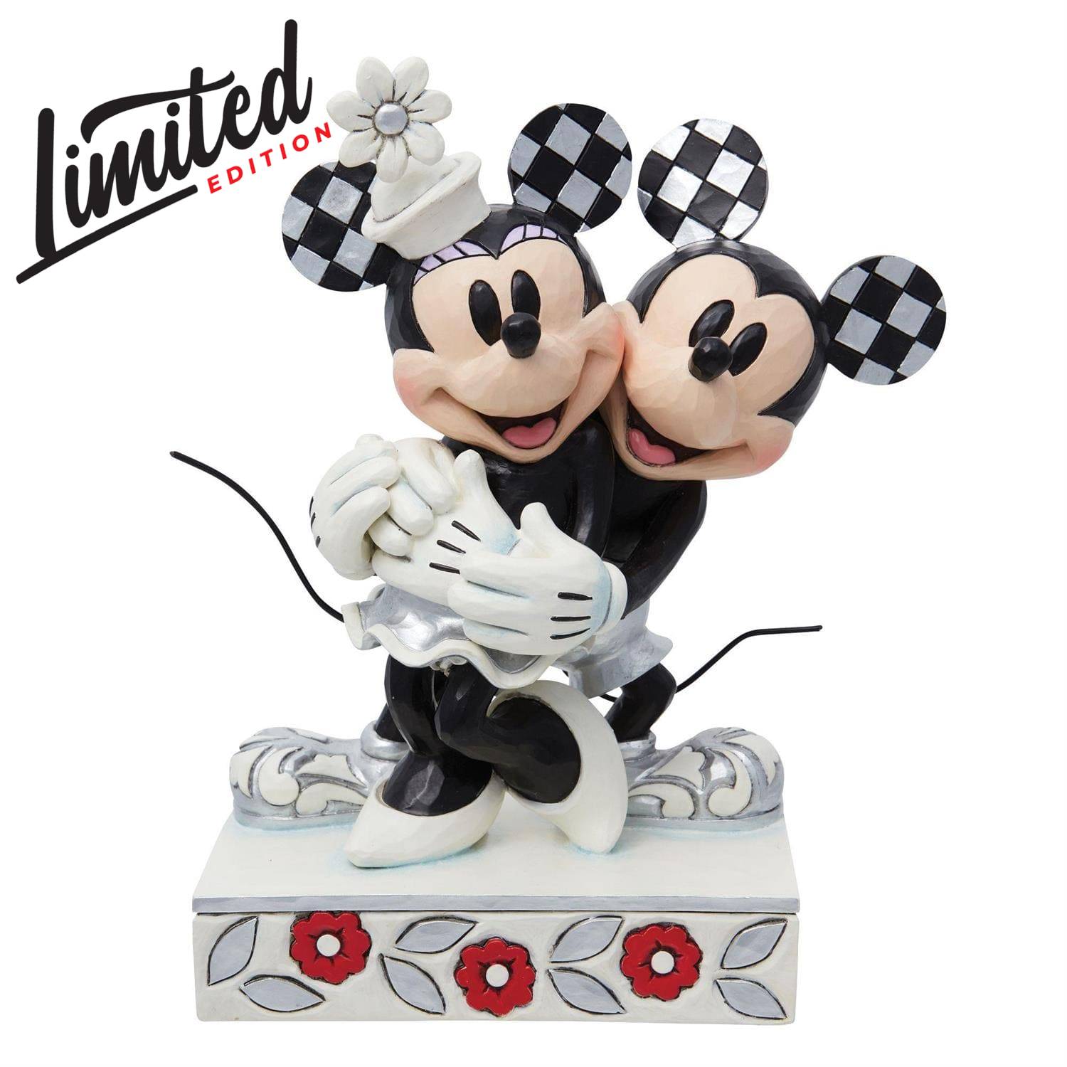 6013198a Disney Traditions, Jim Shore, 6013198, Disney Figur Micky & Minnie, Centennial Celebration, 100 Jahre Disney, 100 years Disney, Enesco Disney Traditions Figur