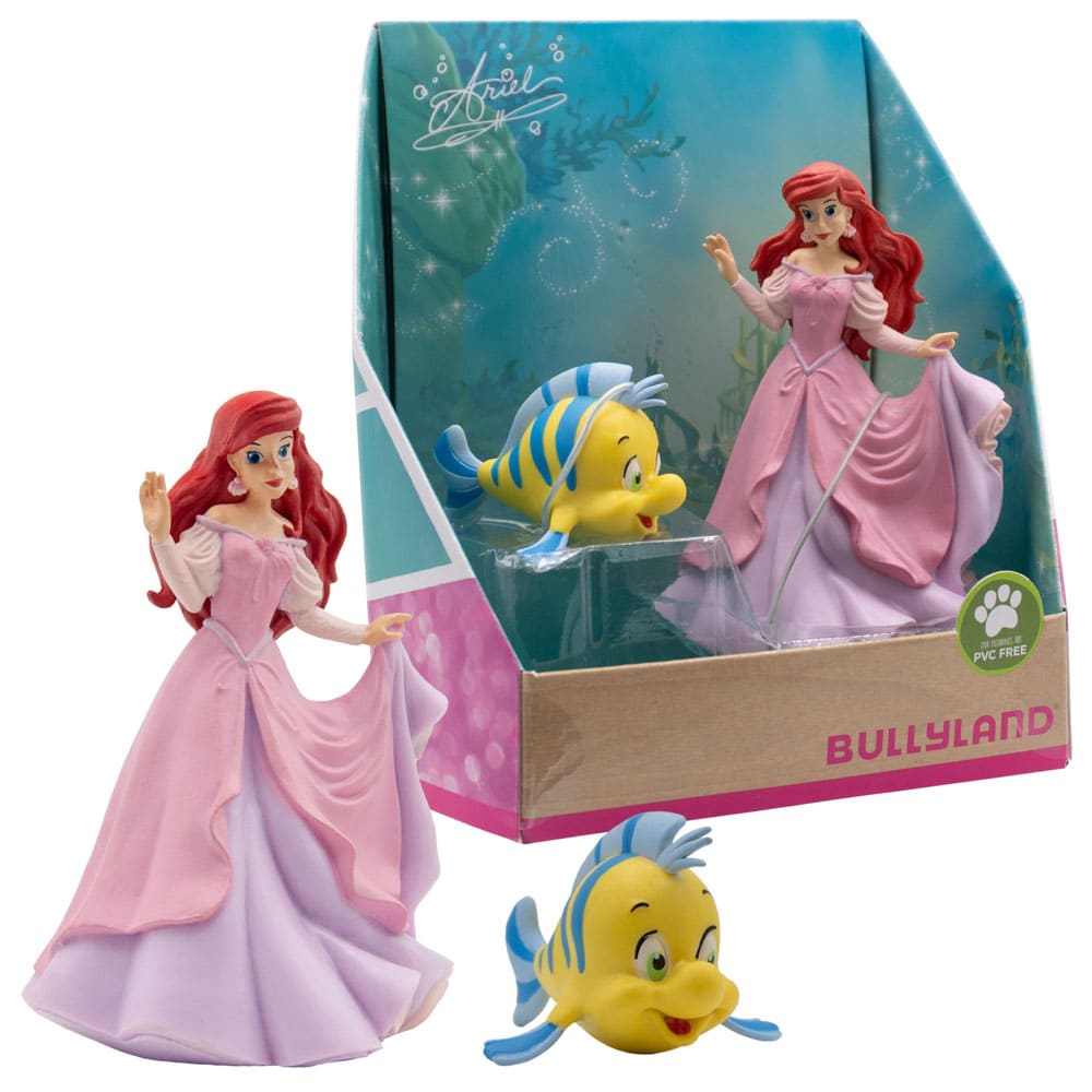 Arielle & Fabius - Geschenkset /  Walt Disney Spielfigur - Tortenfigur - Disneyfigur Bullyland 13437