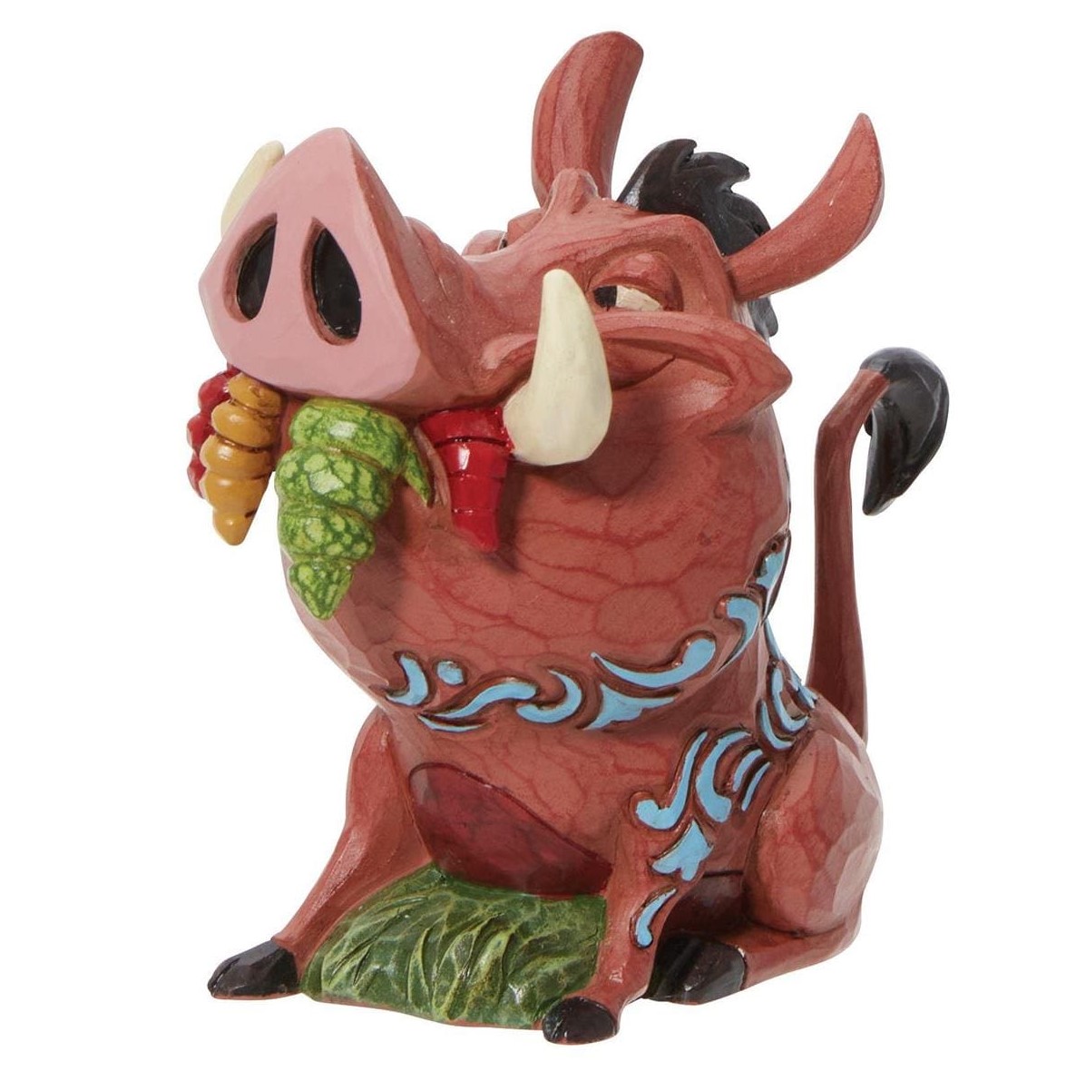 6011937uM8oxu0oaefq9 Pinching a bug with a smile, Timon excitedly welcomes snack time. Featuring delicate rosemaling, this dashing Disney miniature prepares the celebration of The Lion King's 30th Anniversary coming in 2024. Celebrate the iconic film with Jim Shore.