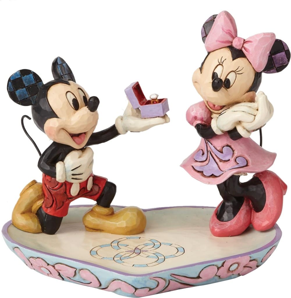 4055436waiPva9KOfGoB Disney Traditions, Jim Shore - A Magical Moment Mickey & Minnie / Micky & Minnie, Heiratsantrag, 4055436, Jim Shore Disneyfigur