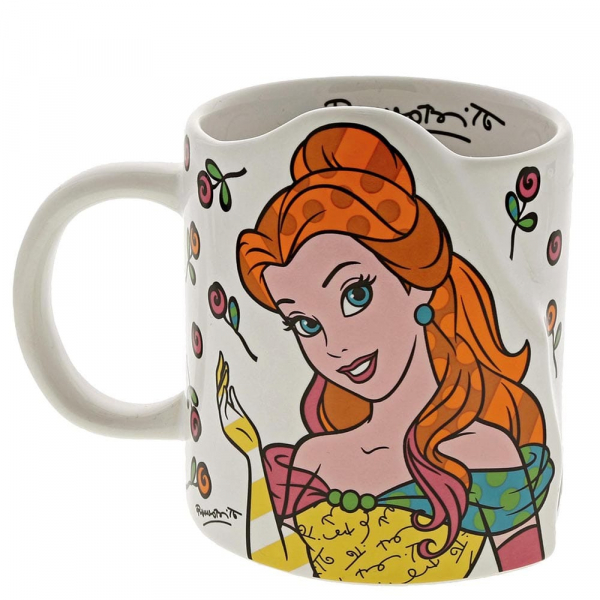Belle-Mug1 Romero Britto, Belle Becher, Tasse, Mug, Die Schöne und das Biest, Beauty and the Beast