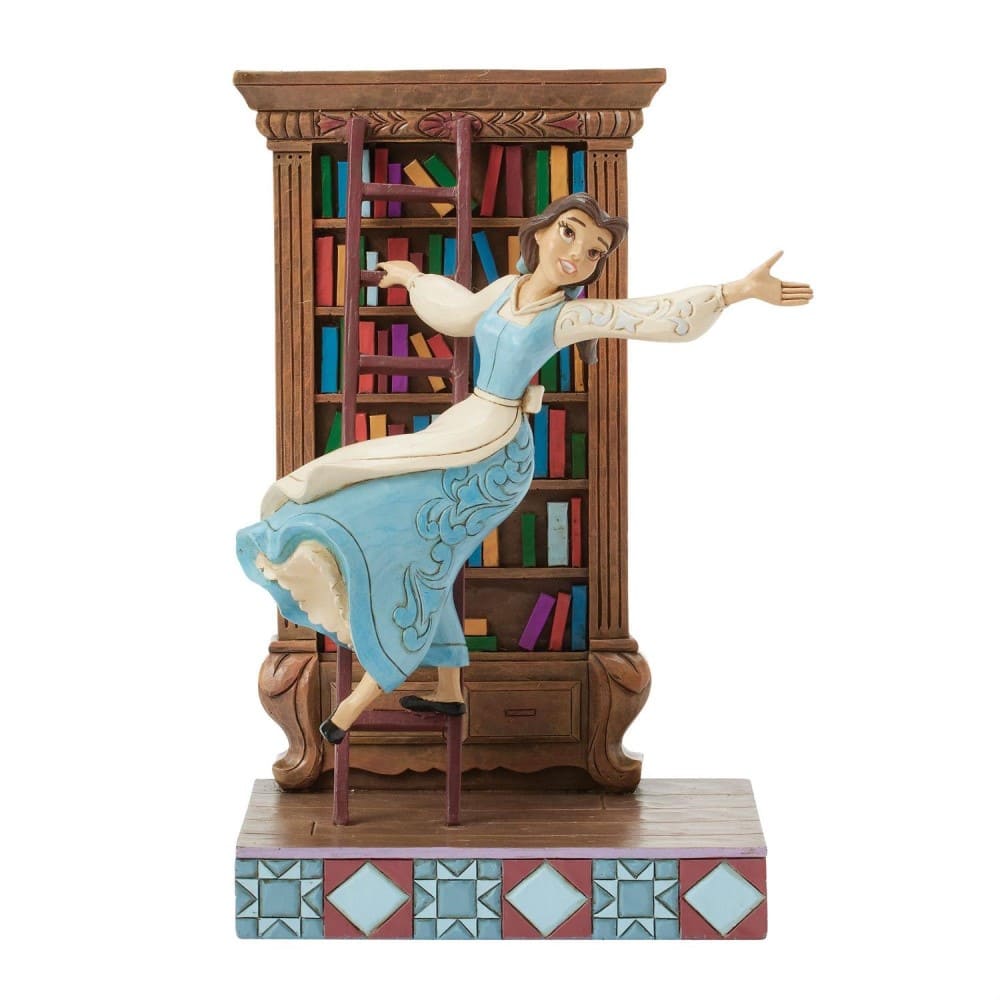 A World of Books - Belle Bücherregel Bookcase - Disney Traditions by Jim Shore 6016894 A World of Books - Belle Bücherregel Bookcase - Disney Traditions by Jim Shore 6016894
