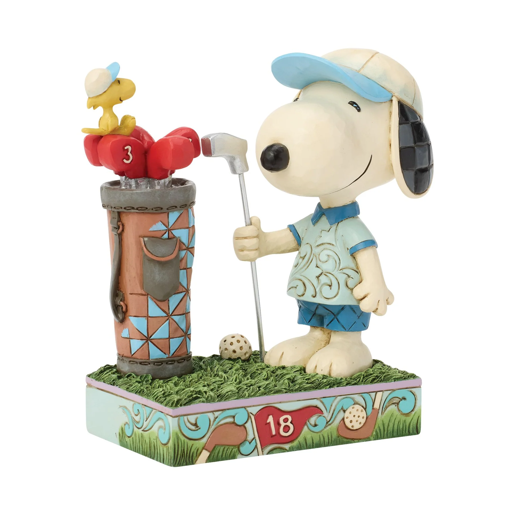 Tee-Riffic - Snoopy & Woodstock Golfen / Golfing 6019603 Jim Shore Peanuts Snoopy Figur