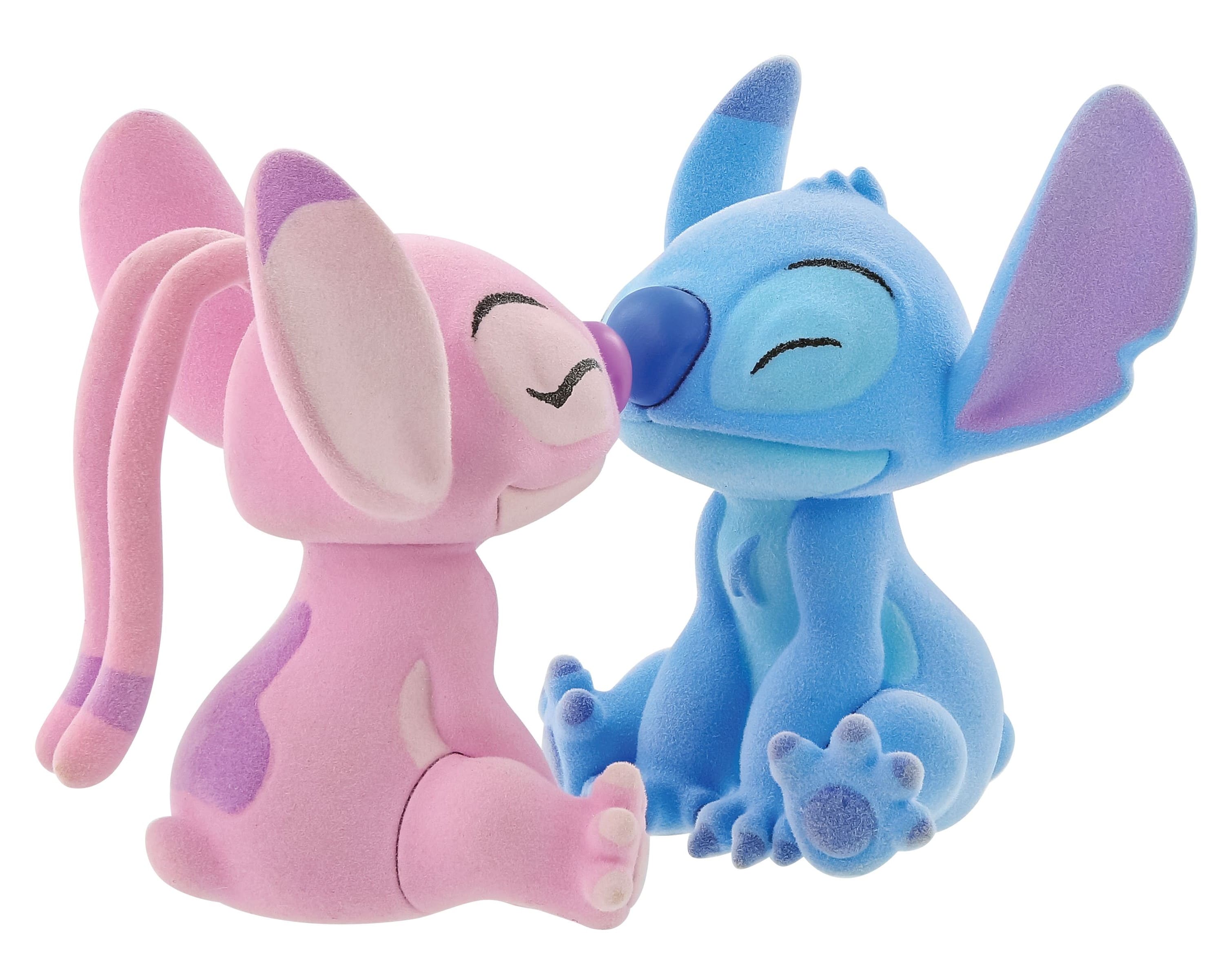 Stitch & Angel Kissing / küssend beflockt - Flocked Disneyfiguren - Disney Grand Jester 6013987 Stitch & Angel Kissing / küssend beflockt - Flocked Disneyfiguren - Disney Grand Jester 6013987
