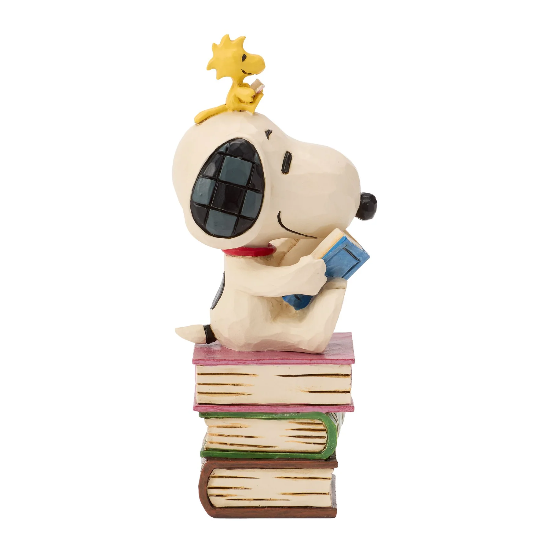 My Week is Fully Booked - Snoopy & Woodstock Buchstapel 6019597 Jim Shore Peanuts Snoopy Figur
