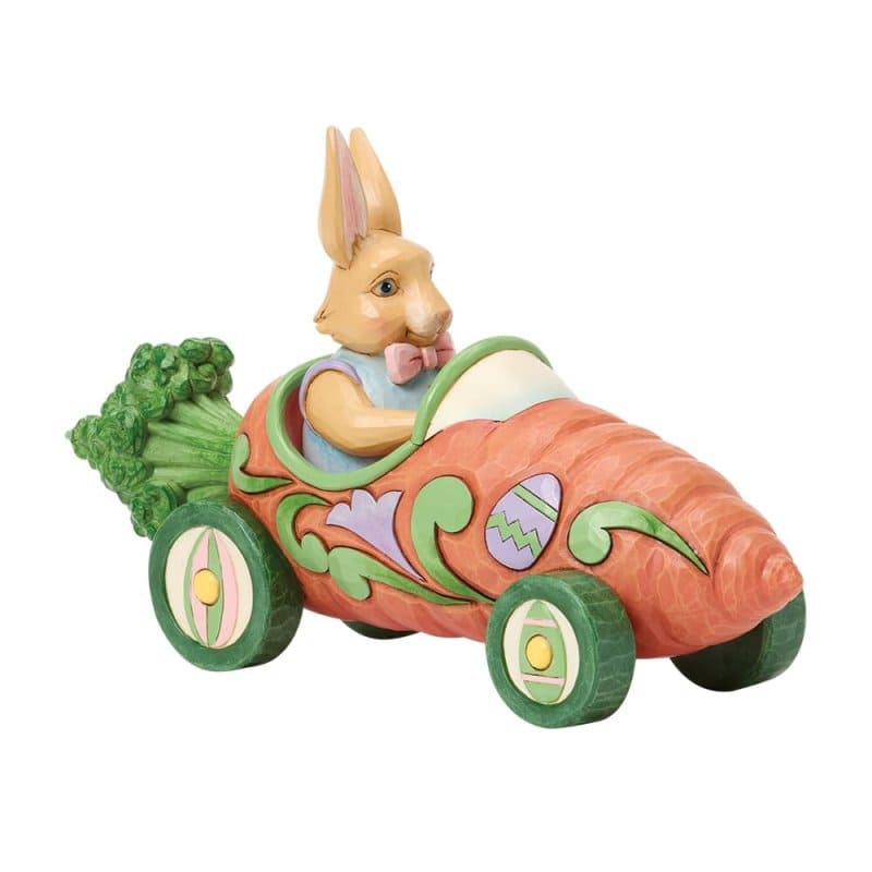 Carrot Cruiser Osterhase im Karottenauto Carrot Car- 6018741 Heartwood Creek by Jim Shore