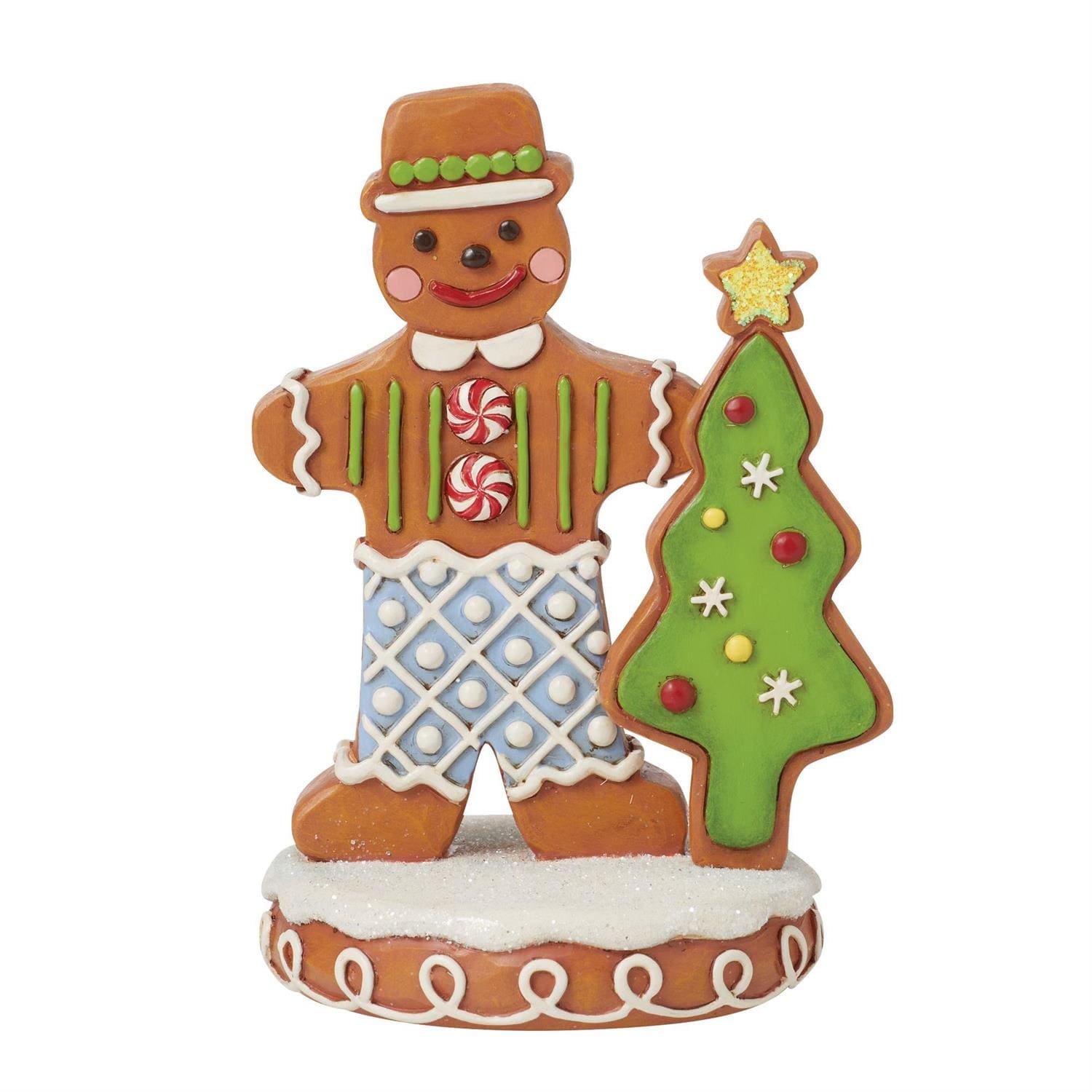 6015452 Jim Shore, Heartwood Creek, Jim Shore Santa, 6015452, Gingerbread Gent, Gingerbread Boy, Lebkuchenmann, Jim Shore Weihnachtsfigur