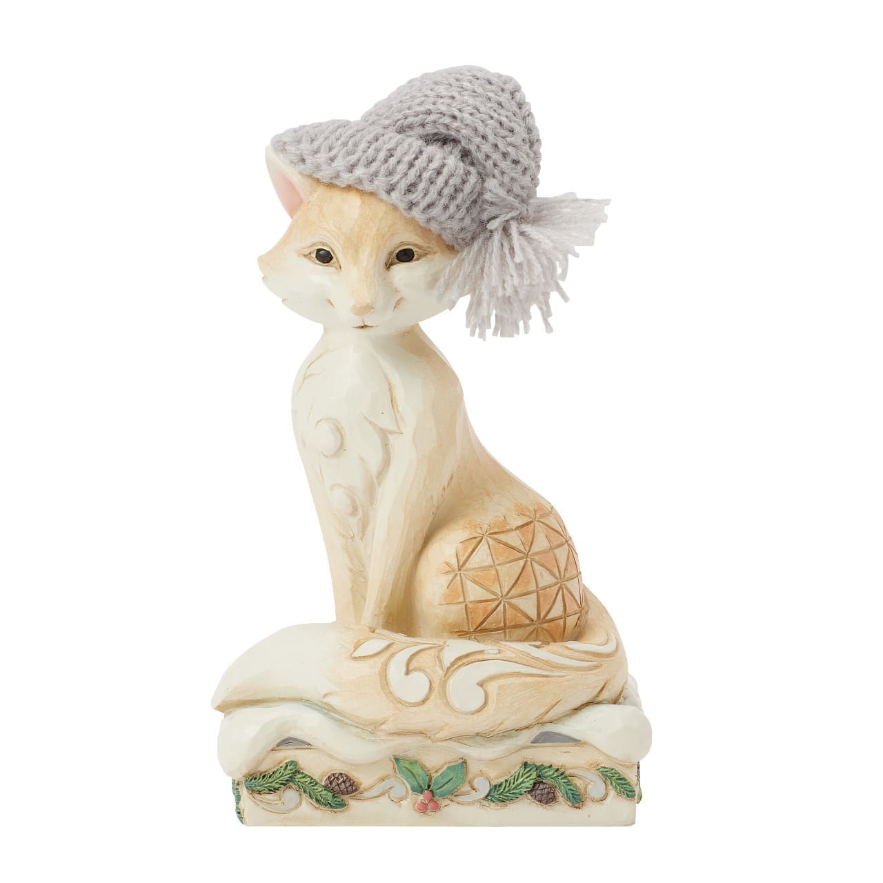 Foxy Festive Spirit Fox / Fuchs mit Strickmütze - Heartwood Creek by Jim Shore 6017179 Foxy Festive Spirit Fox / Fuchs mit Strickmütze - Heartwood Creek by Jim Shore 6017179