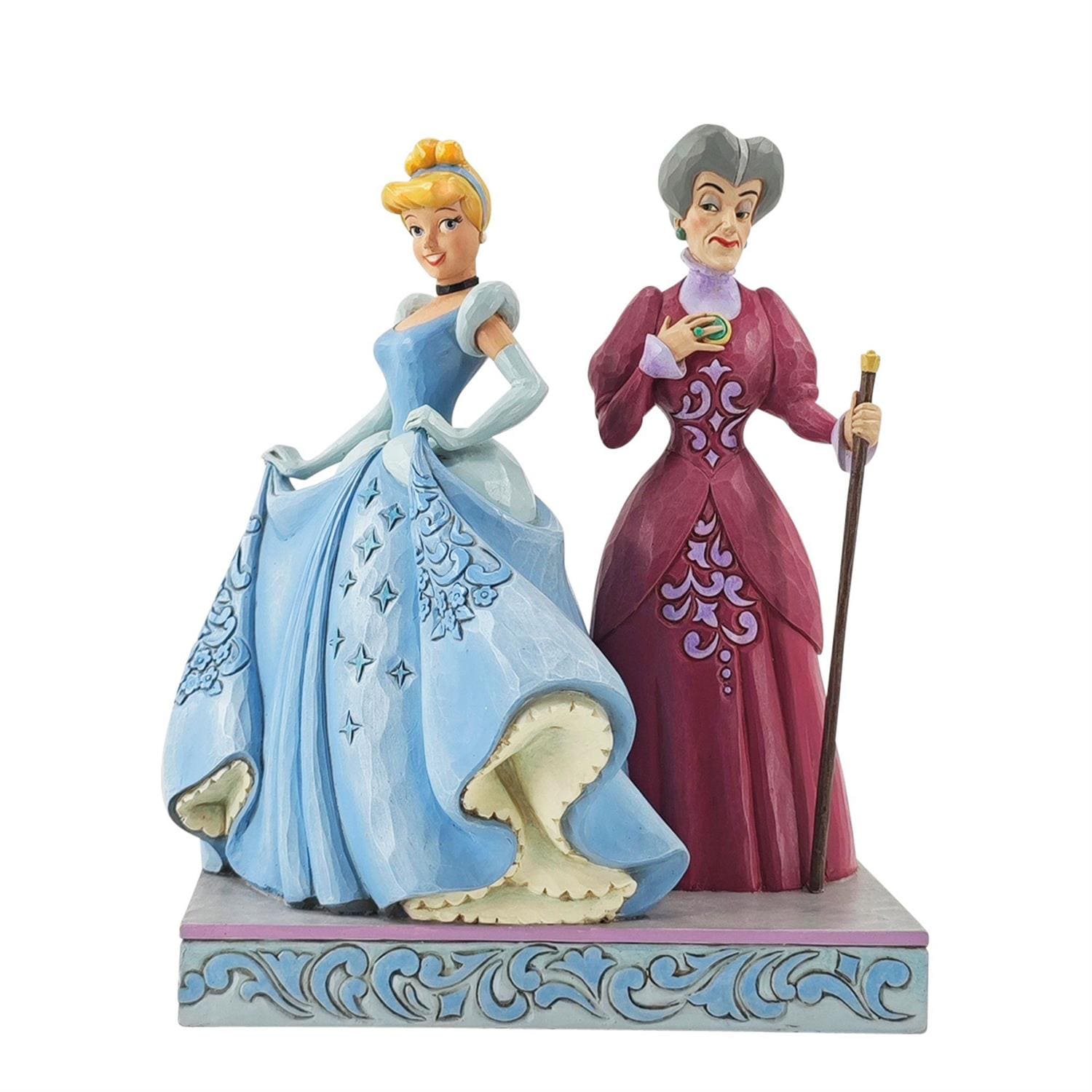 6014324 Disney Traditions, Jim Shore, Jim Shore Disneyfigur, 6014324, Cinderella vs. Lady Tremaine, Cinderella & Lady Tremaine, Cruel and Compassionate, Jim Shore Disney, Good vs. Evil, Good & Evil