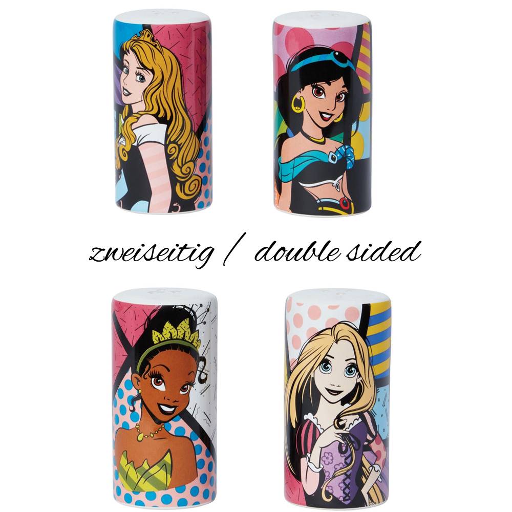 6015558a Britto Disney Salz- und Pfefferstreuer Prinzessinnen - Disney Britto / Romero Britto 6013558