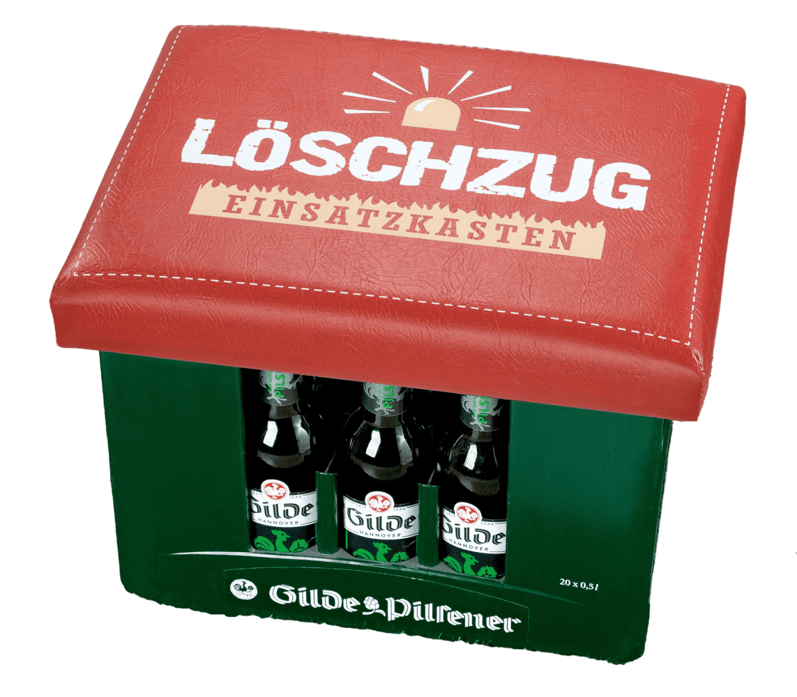 Gilde Sitzpolster für Getränkekisten - Löschzug - 42983 Sitzkissen / Polsterauflage / Sitzauflage / Sitzpolster von Gilde Gilde Sitzpolster für Getränkekisten - Löschzug - 42983 Sitzkissen / Polsterauflage / Sitzauflage / Sitzpolster von Gilde